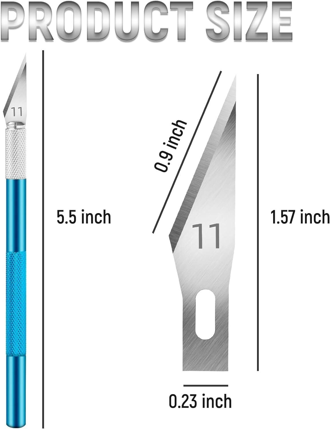 image:image10 Pack Exacto Knife Set Precision Craft Knife Hobby Knife Art Knife with Sharp Blades for Paper Cutting Carving Scrapbooking and DIY PurpleMulticolor