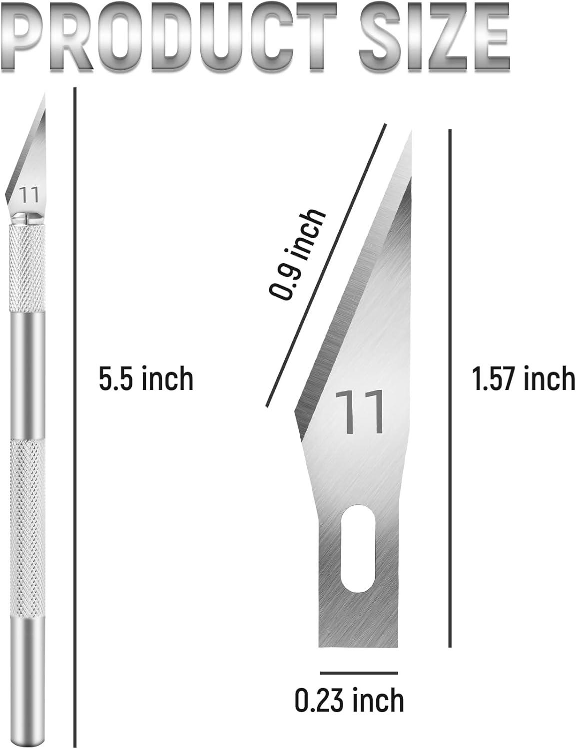 image:image10 Pack Exacto Knife Set Precision Craft Knife Hobby Knife Art Knife with Sharp Blades for Paper Cutting Carving Scrapbooking and DIY PurpleSilver
