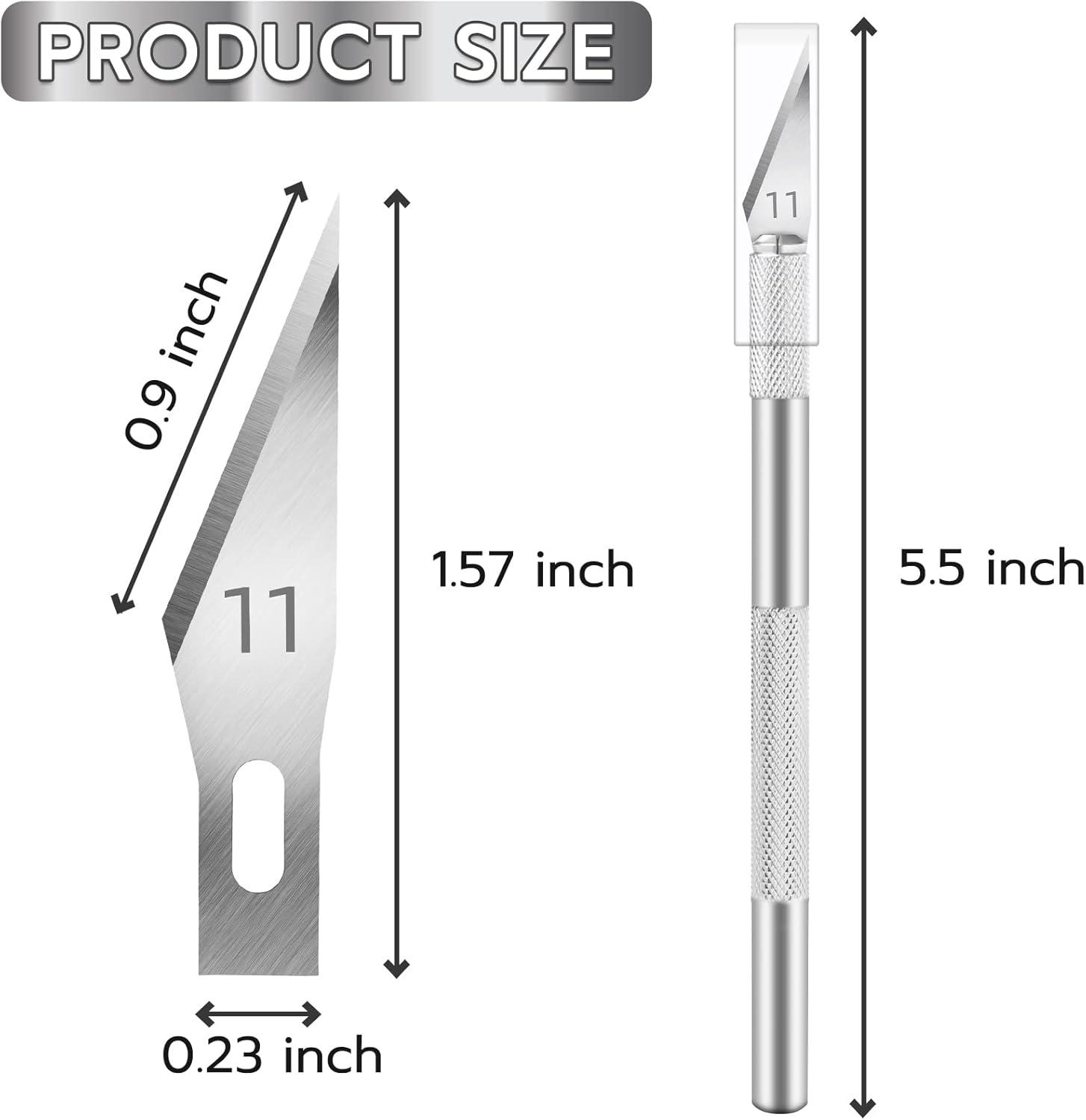 image:image10 Pack Exacto Knife Set Precision Craft Knife Hobby Knife Art Knife with Sharp Blades for Paper Cutting Carving Scrapbooking and DIY PurpleSilver