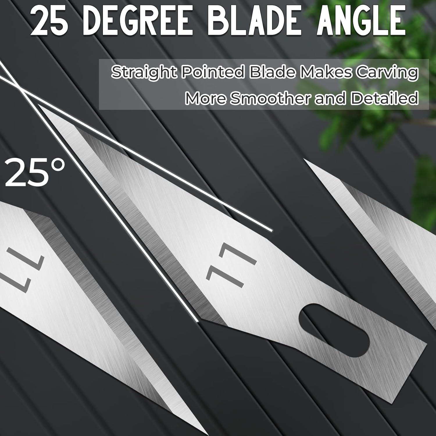 image:image120 Pack Exacto Knife Blades 11 Craft Knife Blades Replacement Exacto Blade 11 Hobby Knife Blade Refills for Art Craft Scrapbooking Cutting Carving120 Pack