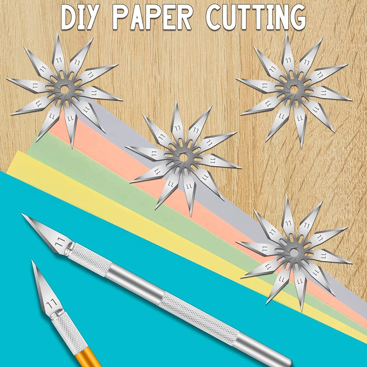 image:image120 Pack Exacto Knife Blades 11 Craft Knife Blades Replacement Exacto Blade 11 Hobby Knife Blade Refills for Art Craft Scrapbooking Cutting Carving160 Pack