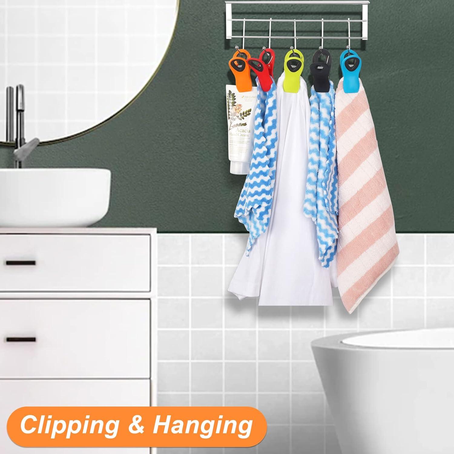 image:image16 Pack Chip Clips Bag Clips Office Paper Clamps Multicolor Magnetic Clip for Food Packages Multipurpose Plastic Clip for Food Snack Refrigerator Kitchen Paper Binder Clips16 Pack