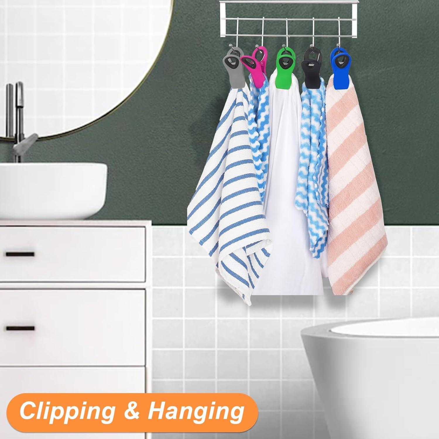 image:image16 Pack Chip Clips Bag Clips Office Paper Clamps Multicolor Magnetic Clip for Food Packages Multipurpose Plastic Clip for Food Snack Refrigerator Kitchen Paper Binder Clips12 Packmr2