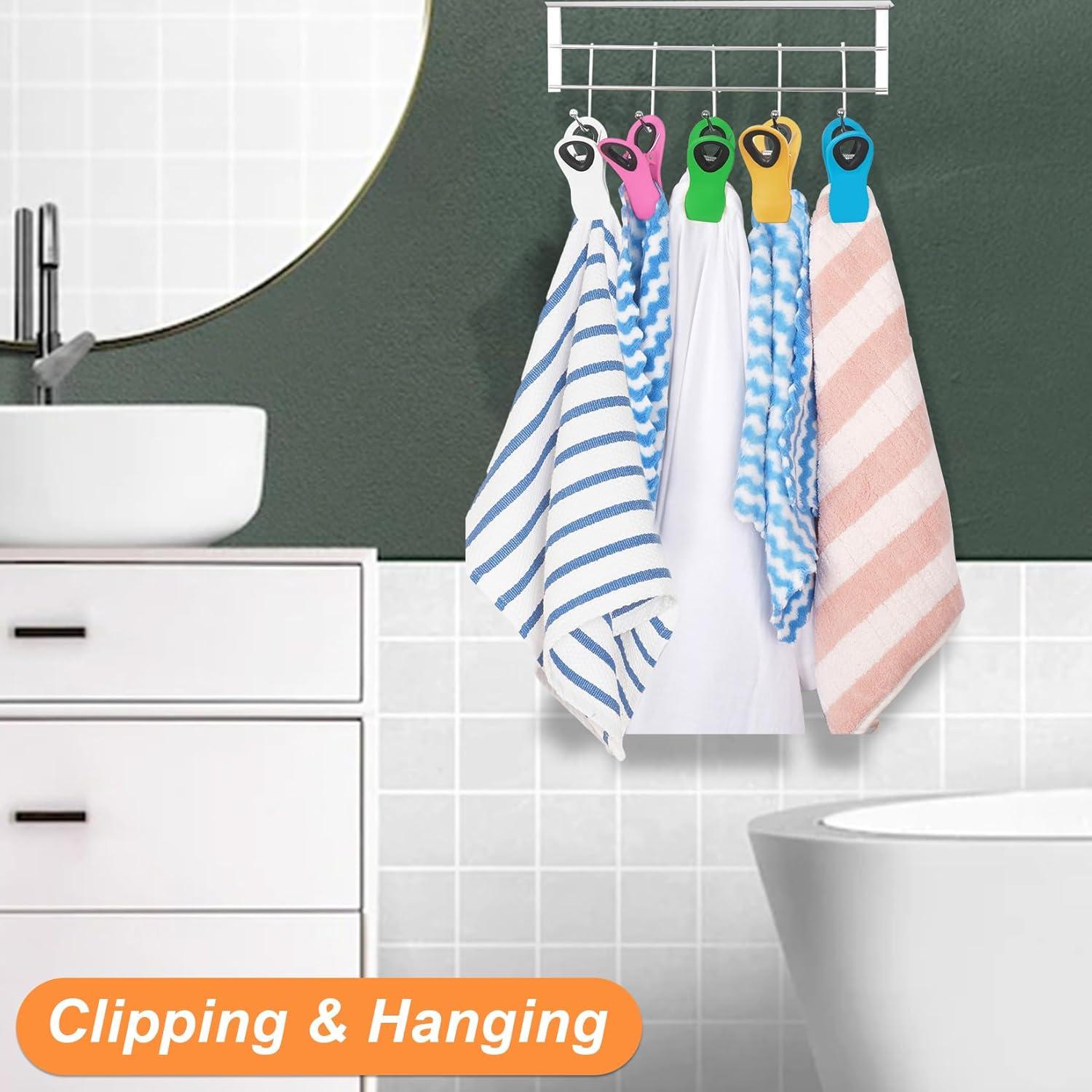 image:image16 Pack Chip Clips Bag Clips Office Paper Clamps Multicolor Magnetic Clip for Food Packages Multipurpose Plastic Clip for Food Snack Refrigerator Kitchen Paper Binder Clips12 Packmr1