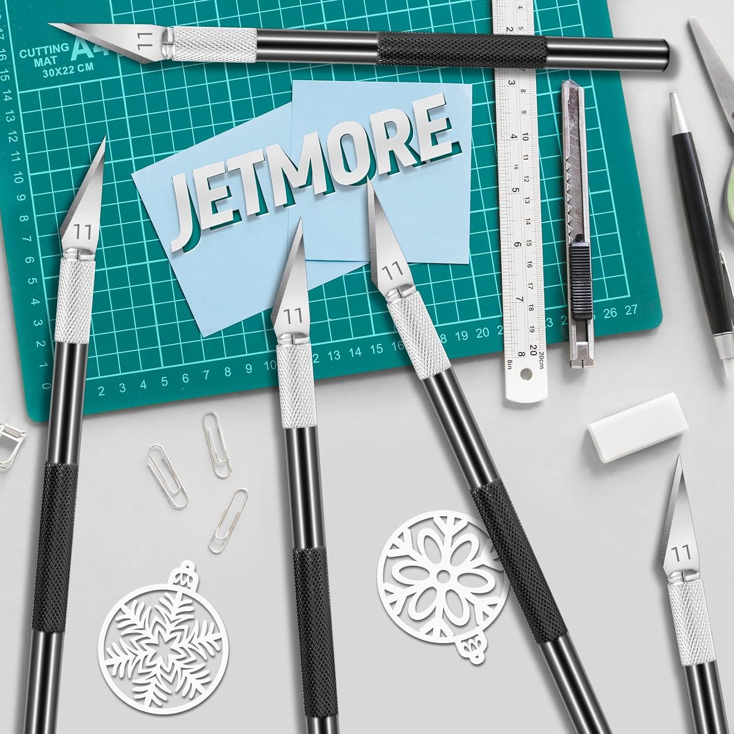 image:image24 Pack Exacto Knife Set Craft Knife Precision Hobby Knife Kit for DIY Cutting Pumpkin Carving Trimming ScrapbookingBlack