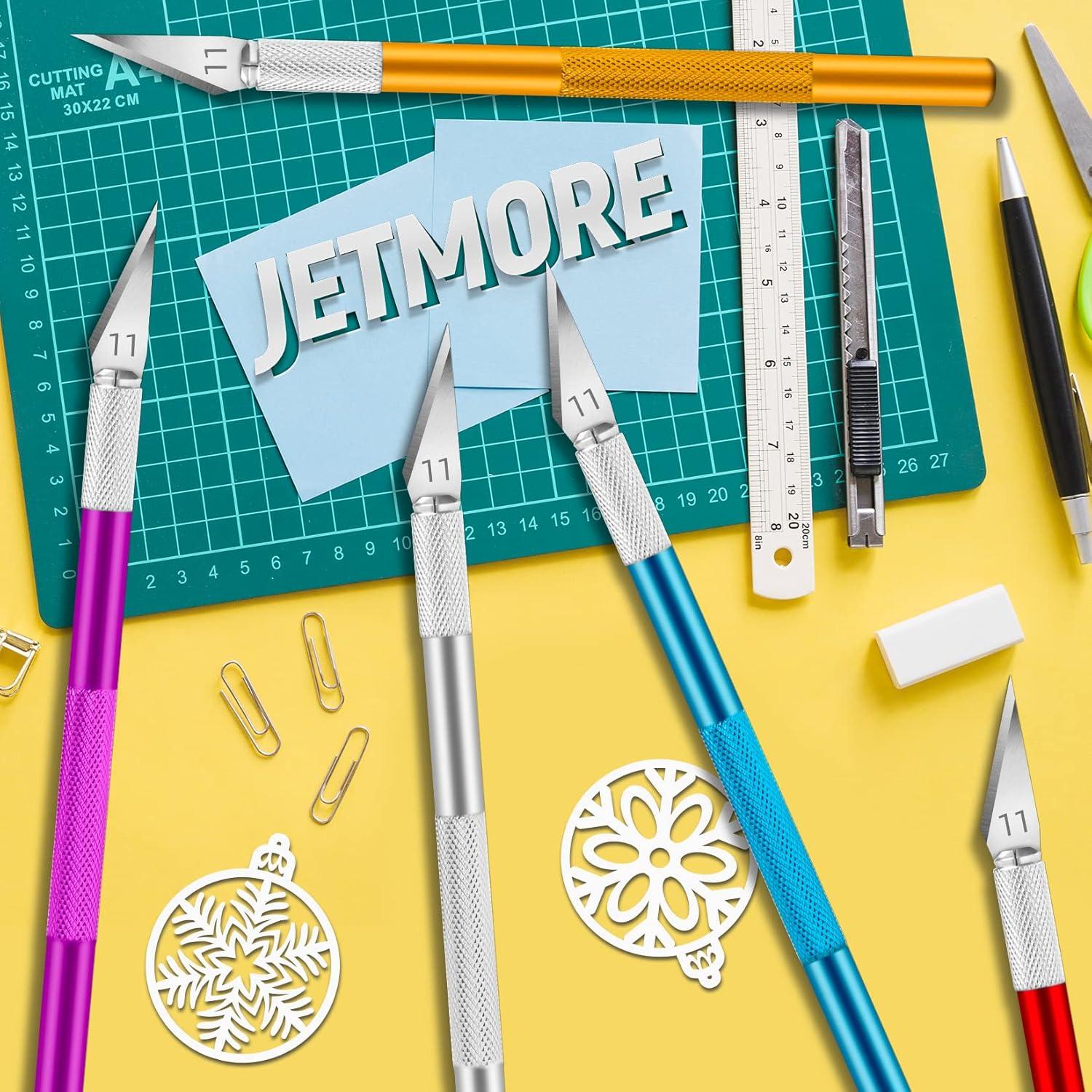 image:image24 Pack Exacto Knife Set Craft Knife Precision Hobby Knife Kit for DIY Cutting Pumpkin Carving Trimming ScrapbookingMulticolored